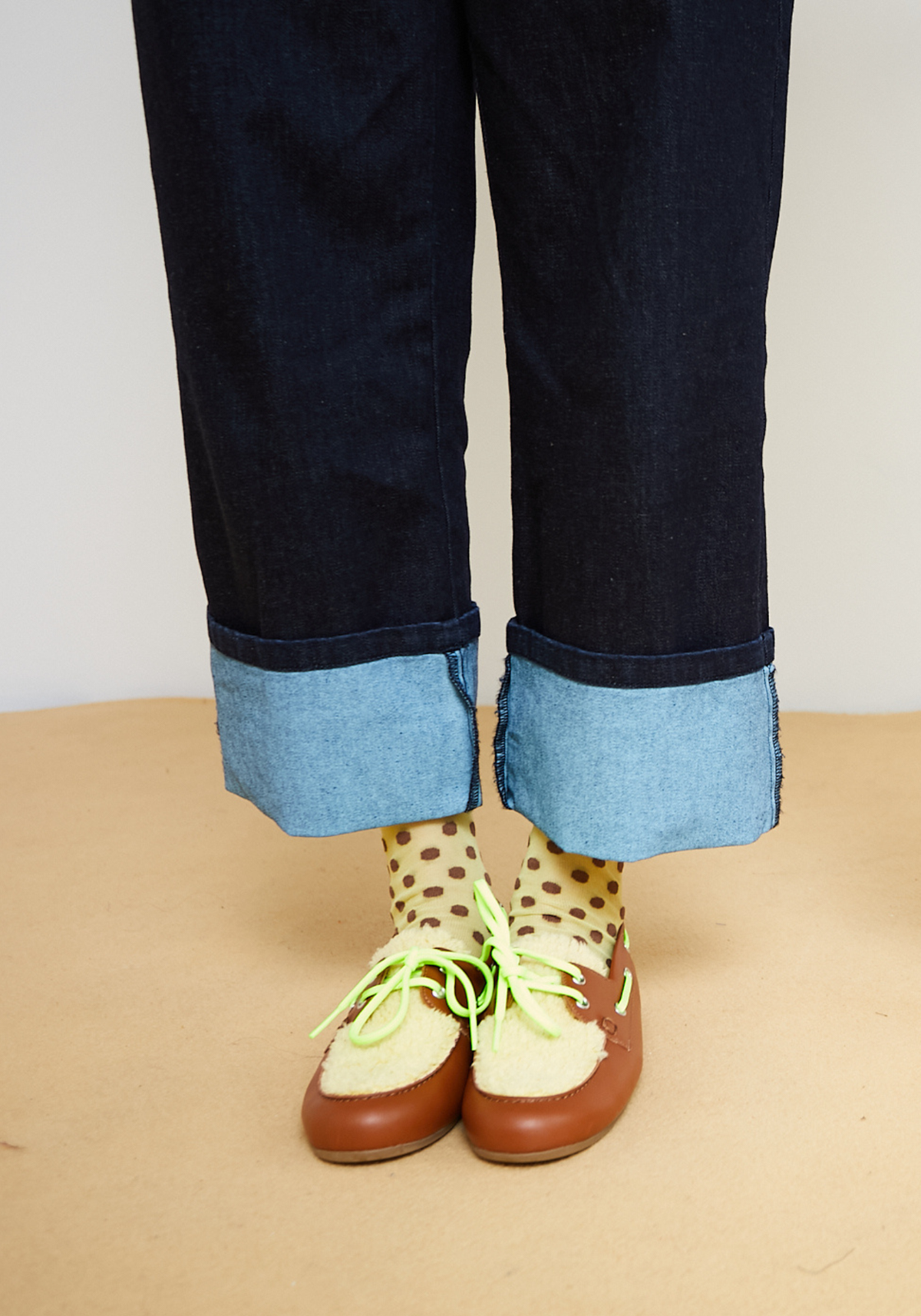 PolkaDot Socken Gelb