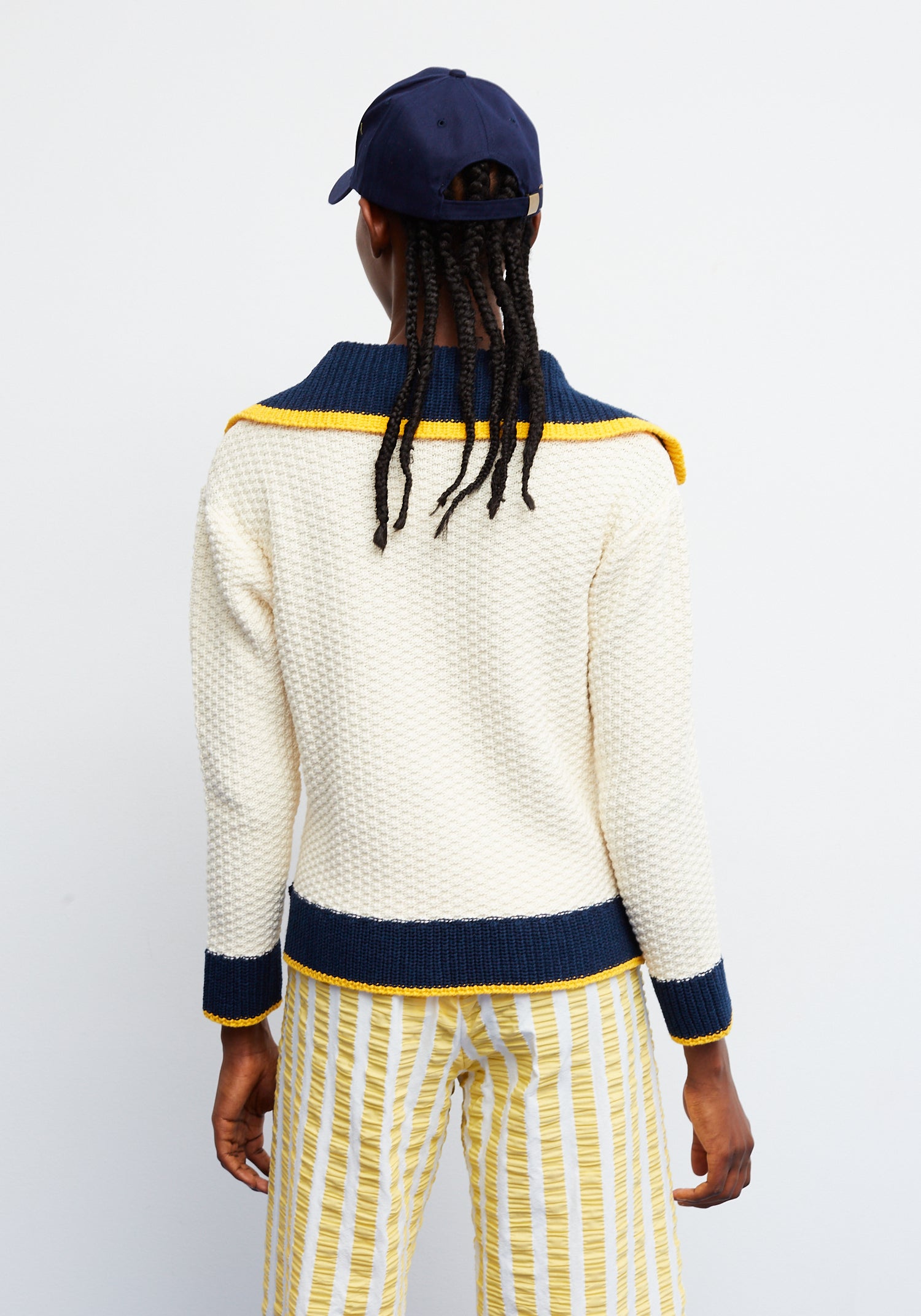 Pull Match Écru