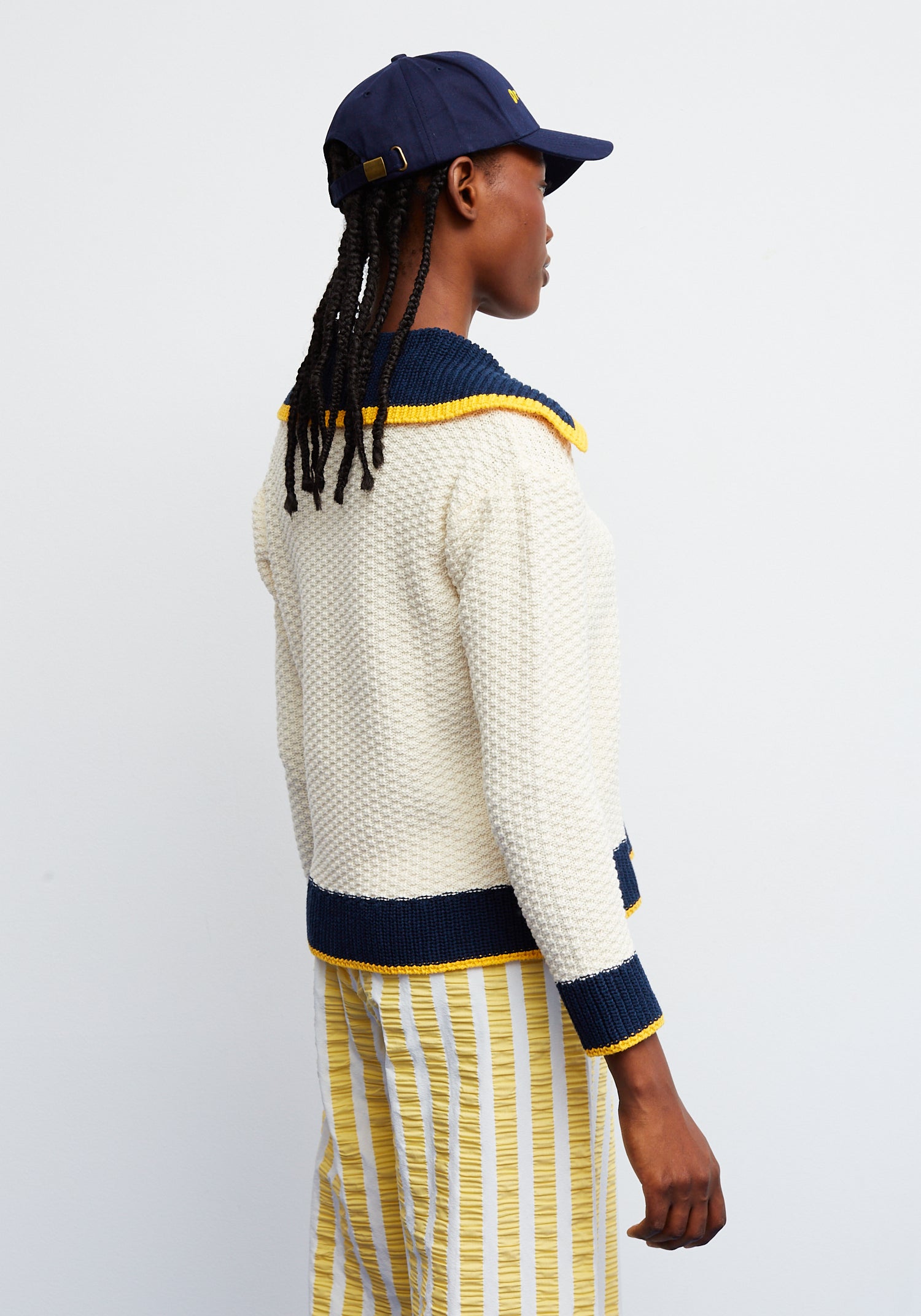 Pull Match Écru
