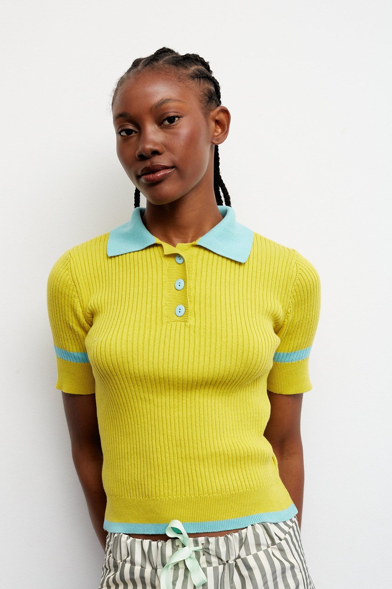 Trina Gold Sweater
