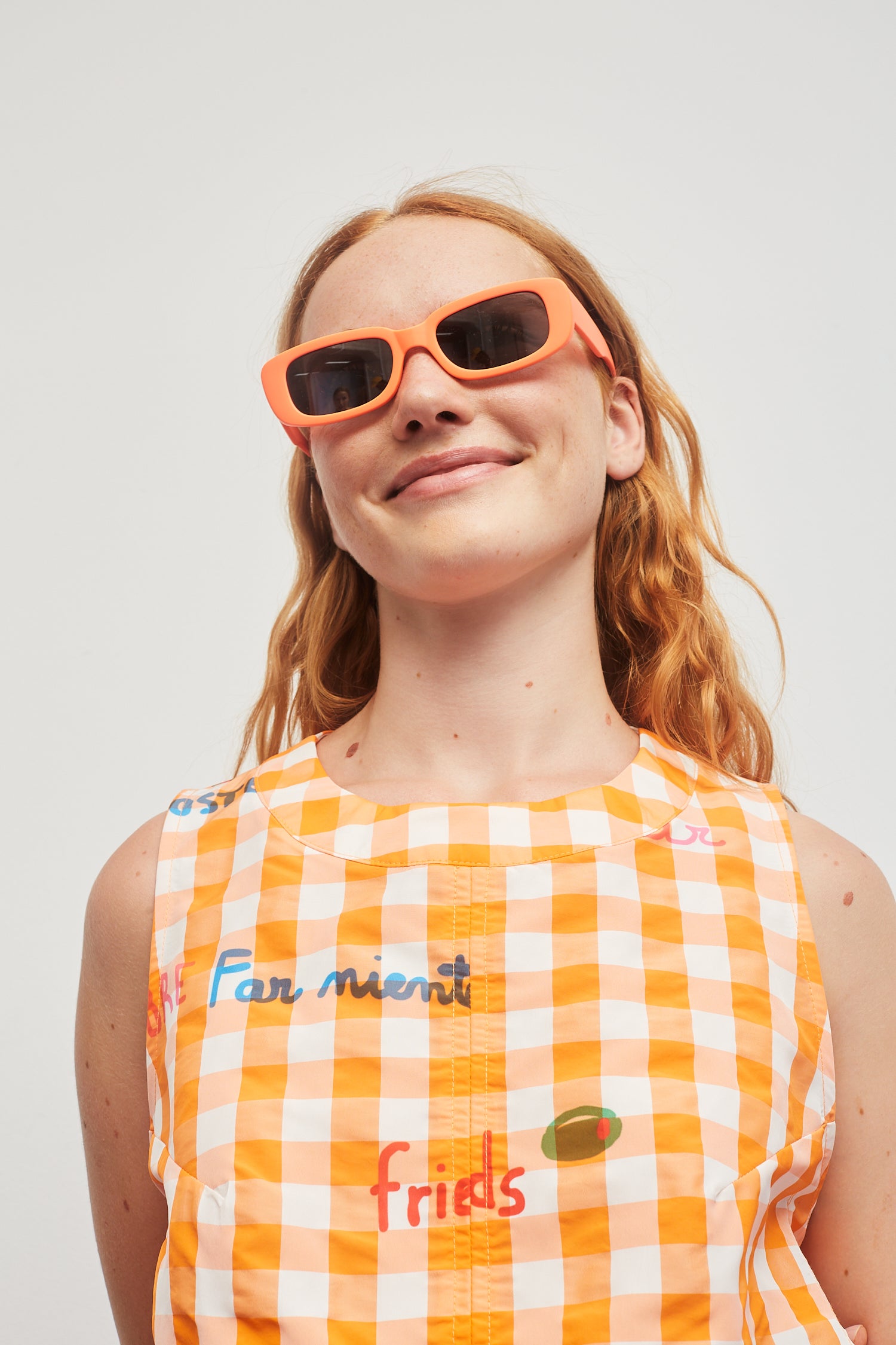 Orange Oliva Top