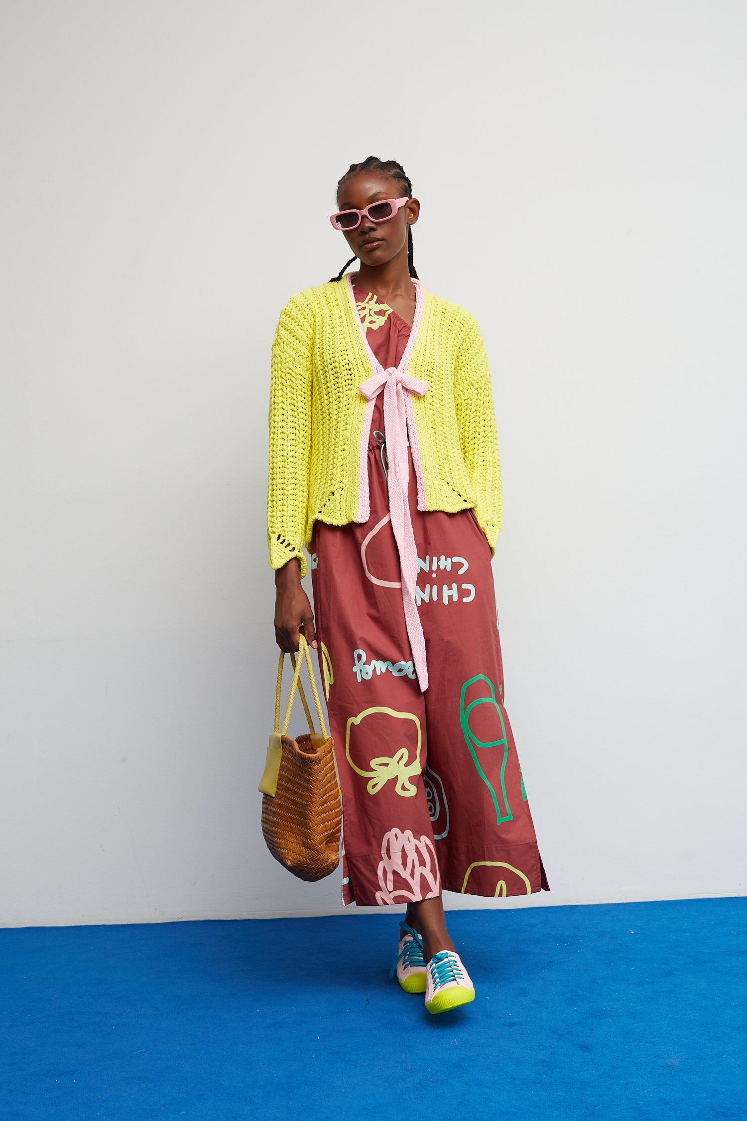 Yellow Tardeo Sweater