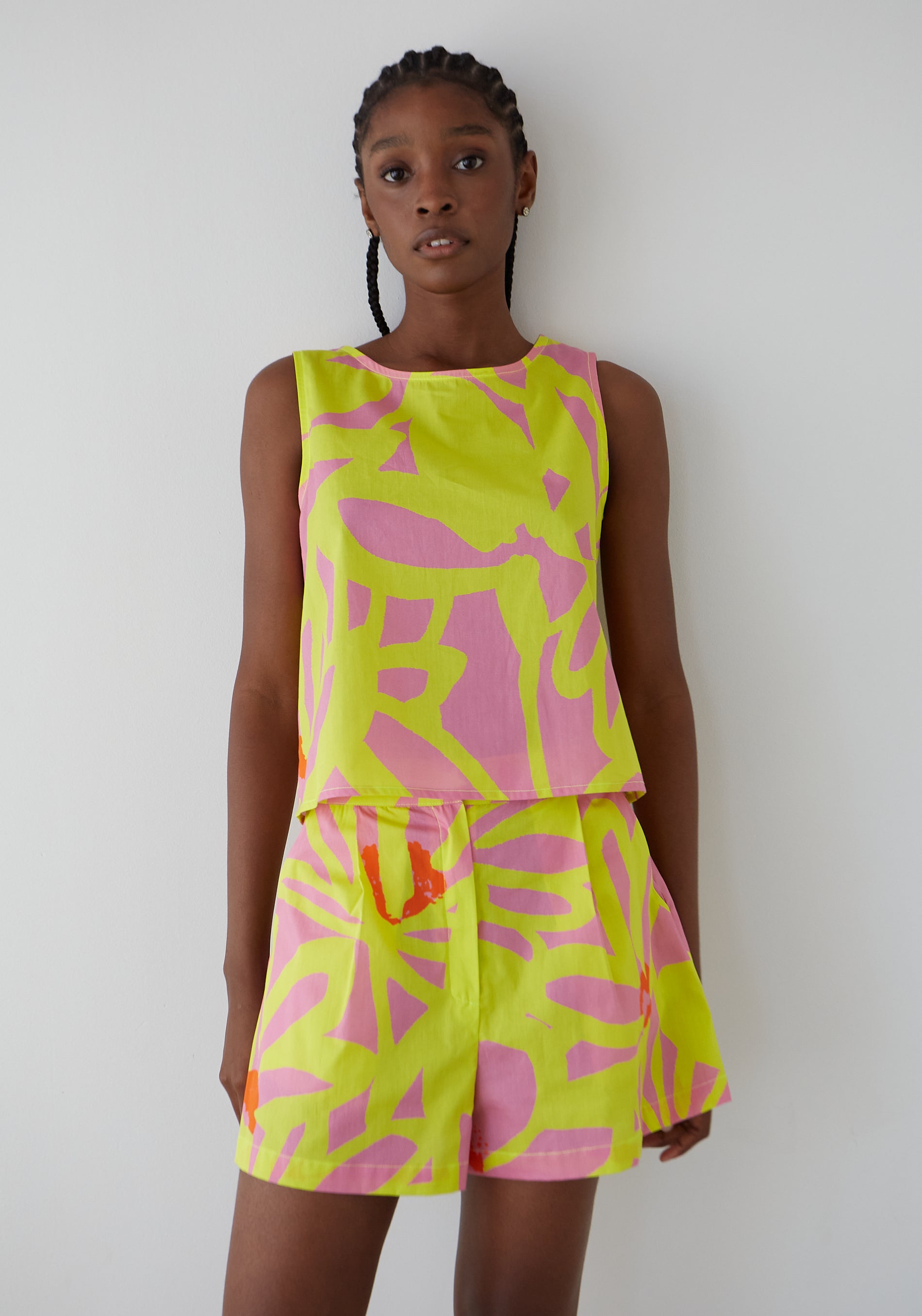 Top Ana Flores Giallo