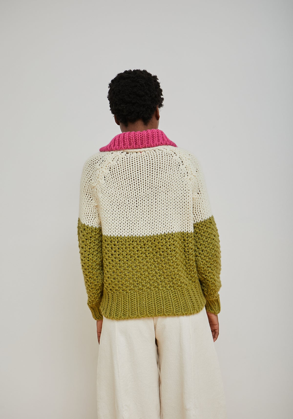 Glase Pullover Pistazie