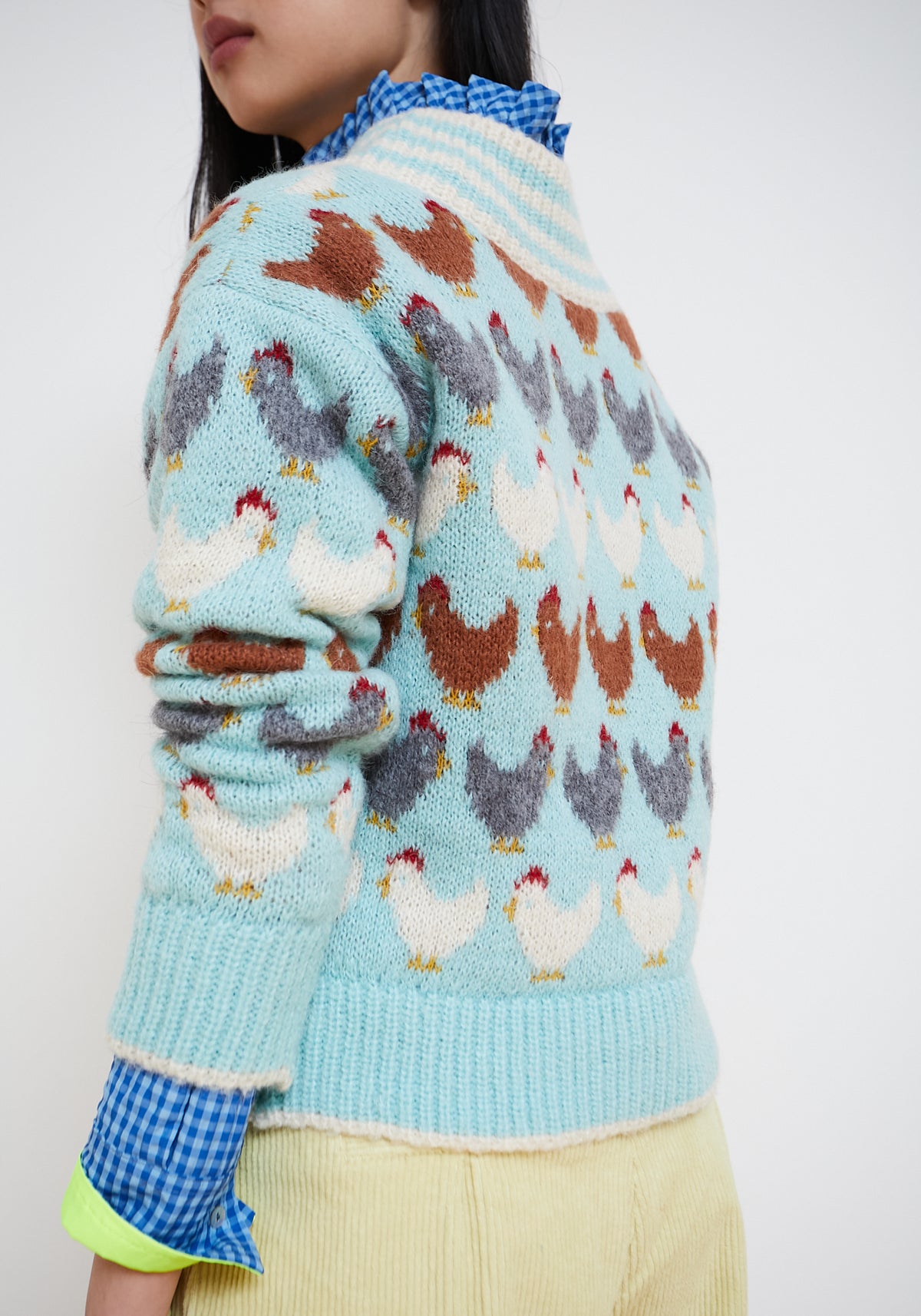 Sky Blue Hen Jumper
