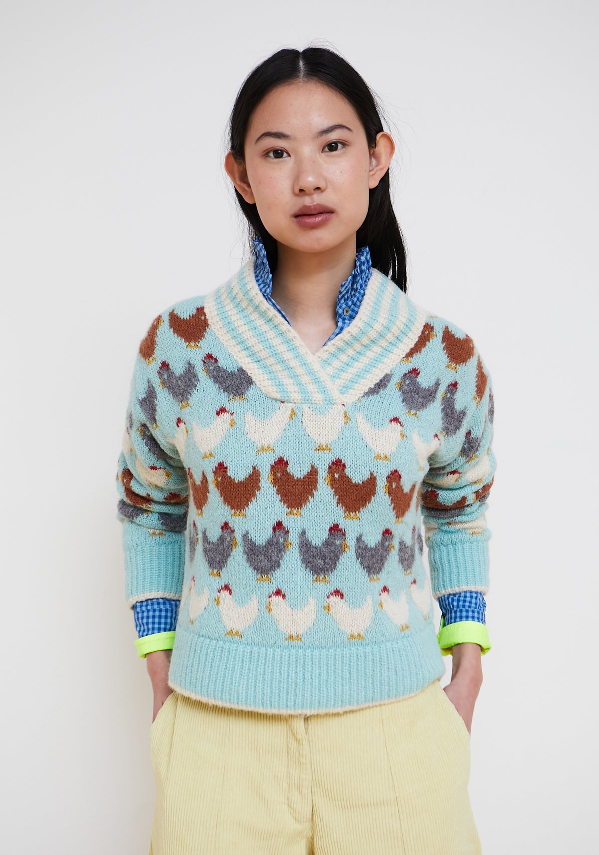 Jersey Gallinas Cielo