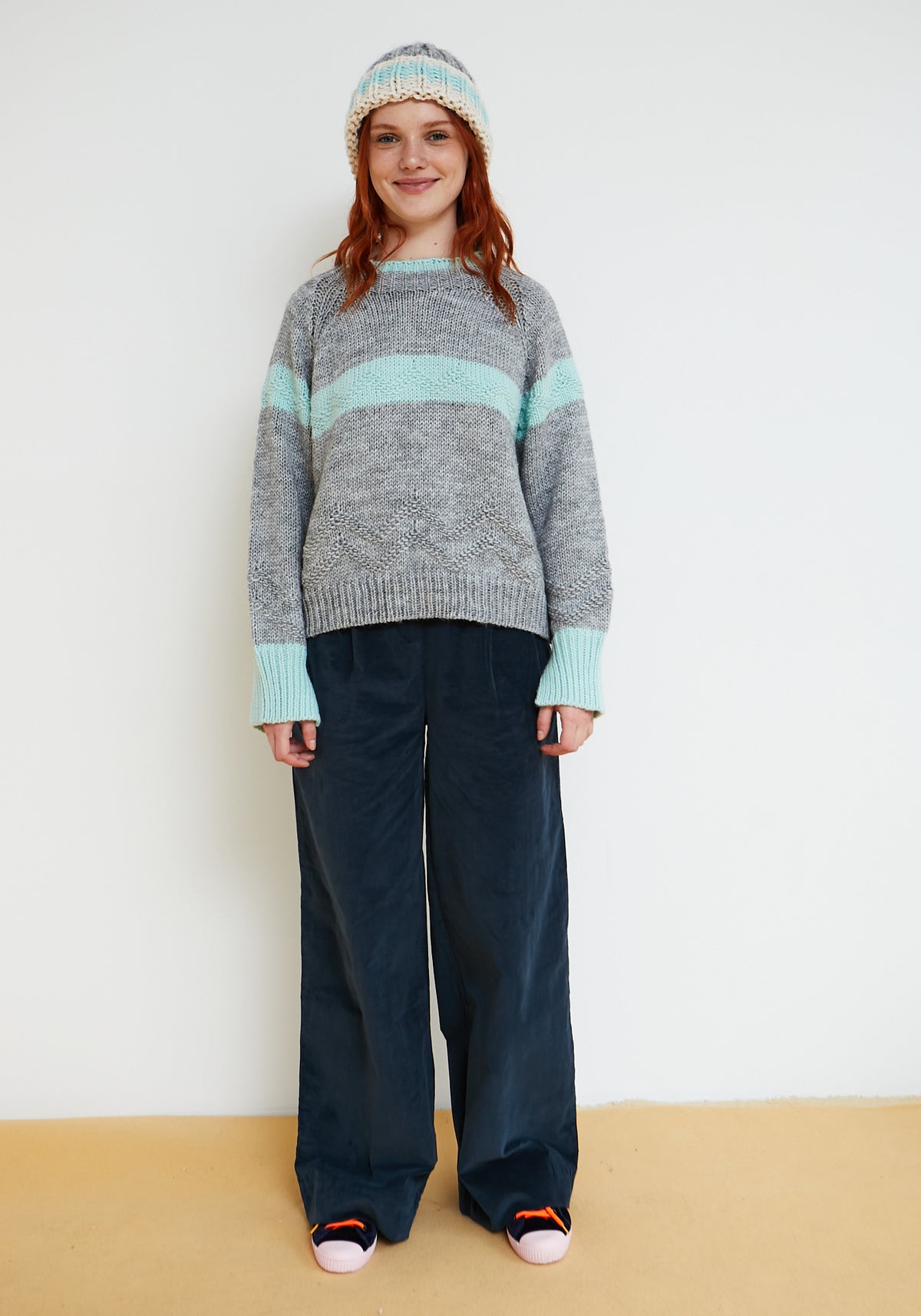 Pull Caramelo Gris
