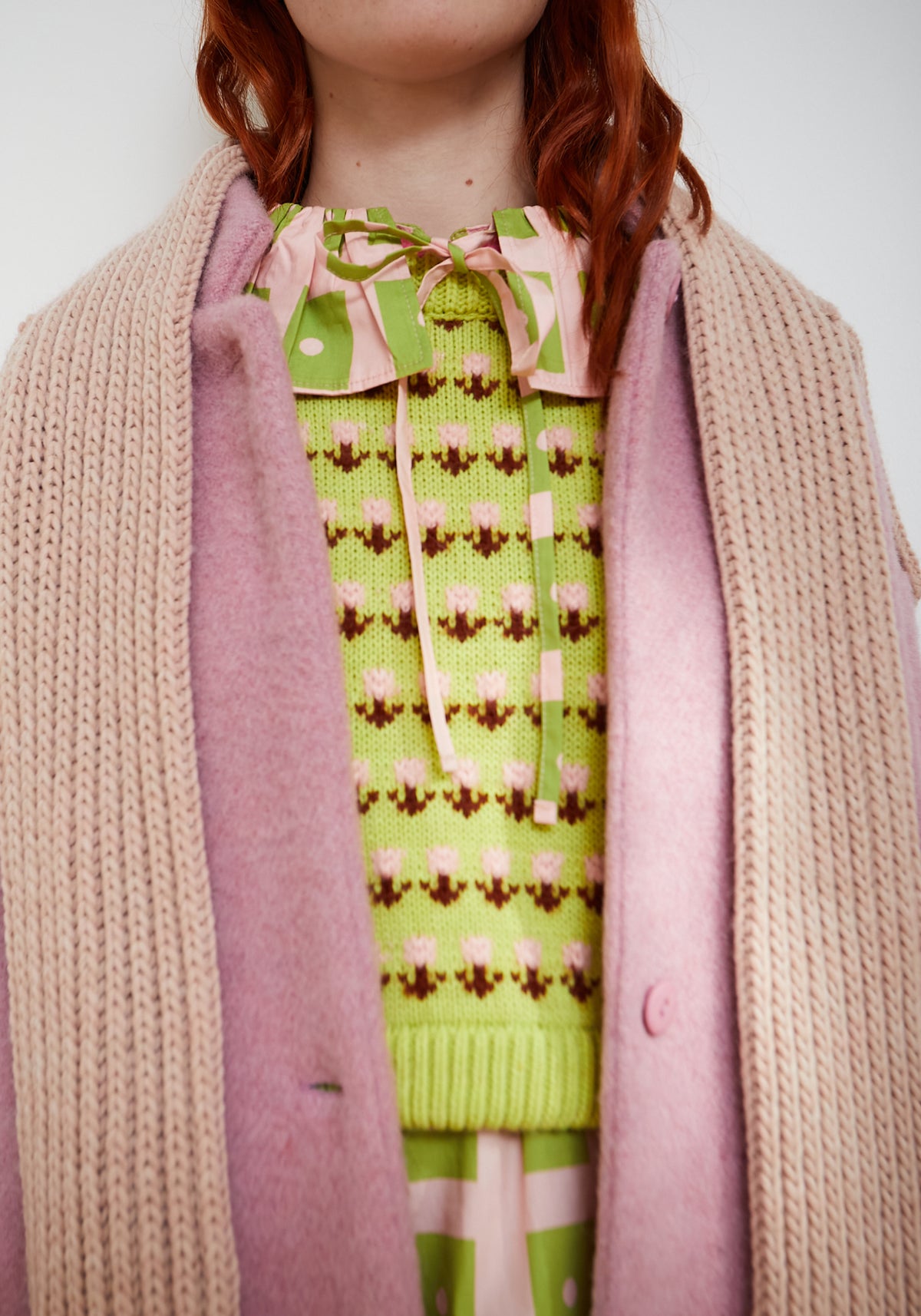 Pink Como Coat