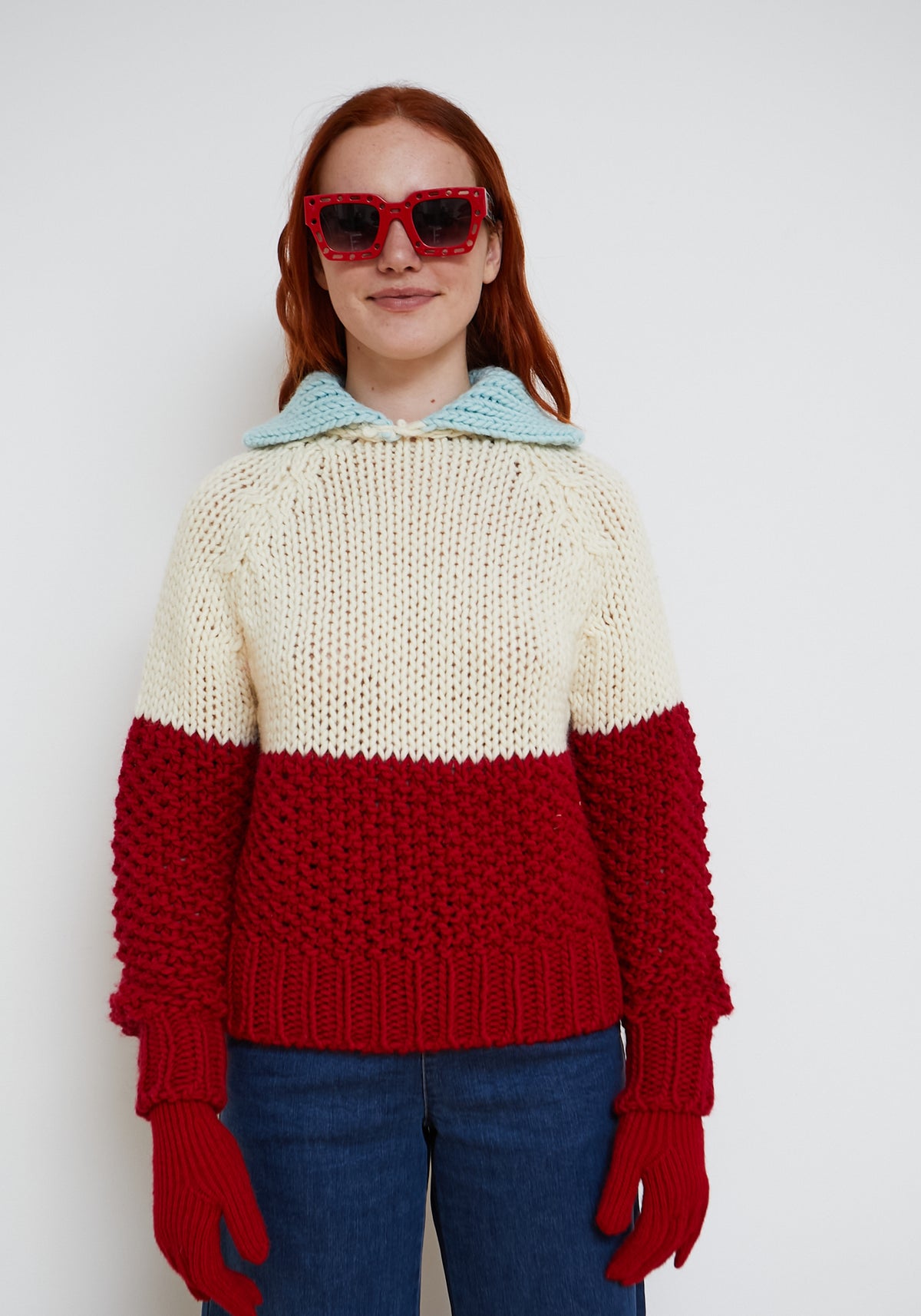 Glase Pullover Rot