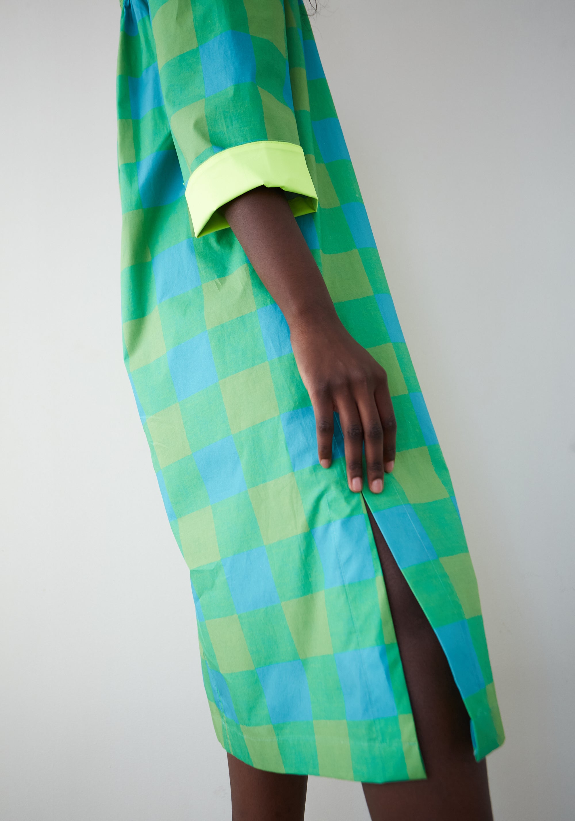Vestido Sorbete Vichy Verde