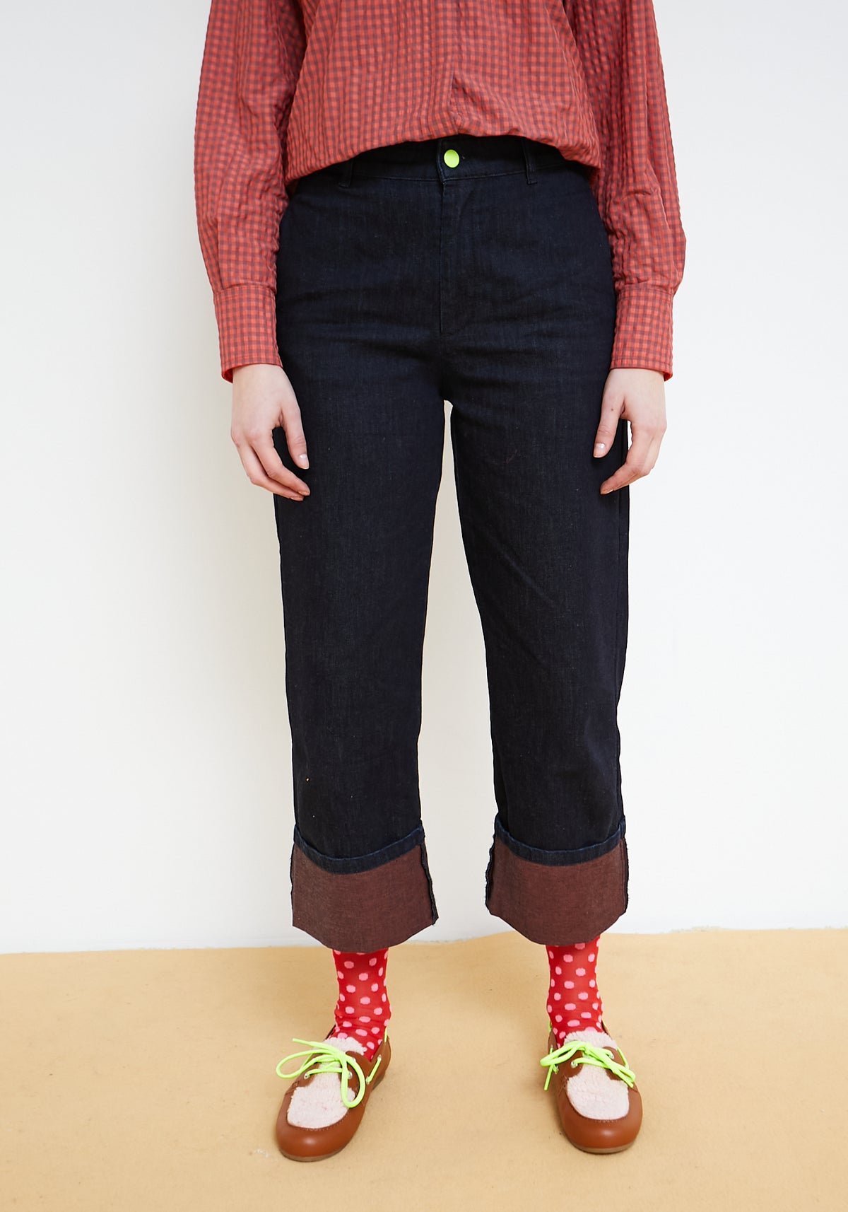 Brown Jenga Pants