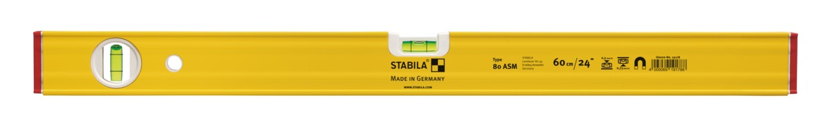 Niveaux à bulle Type 80 ASM STABILA