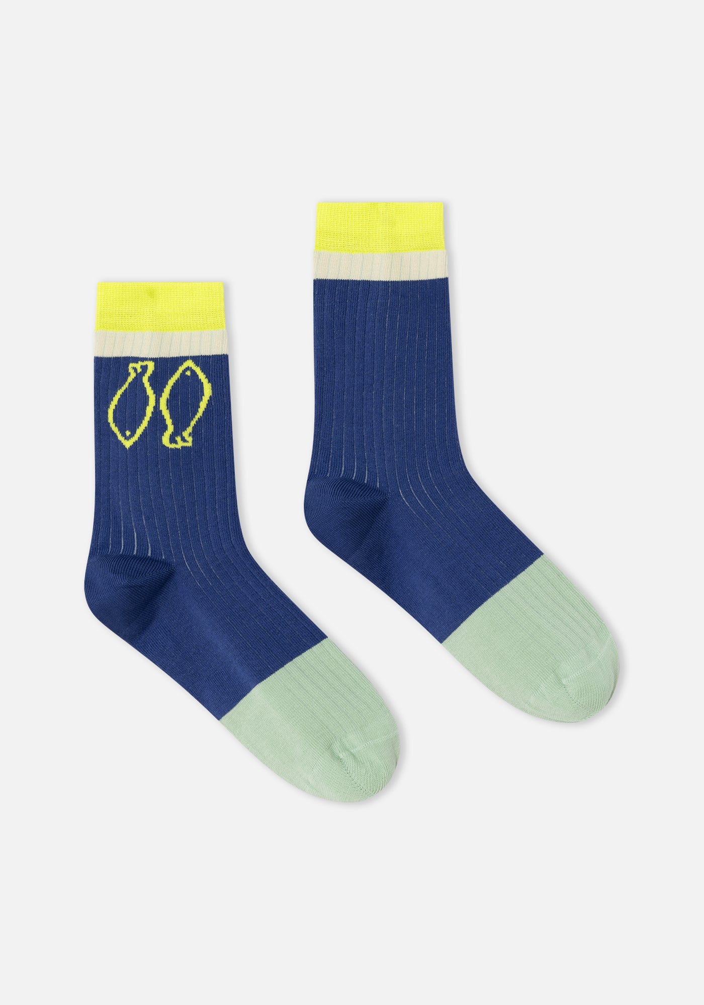 Fish Socken Blau