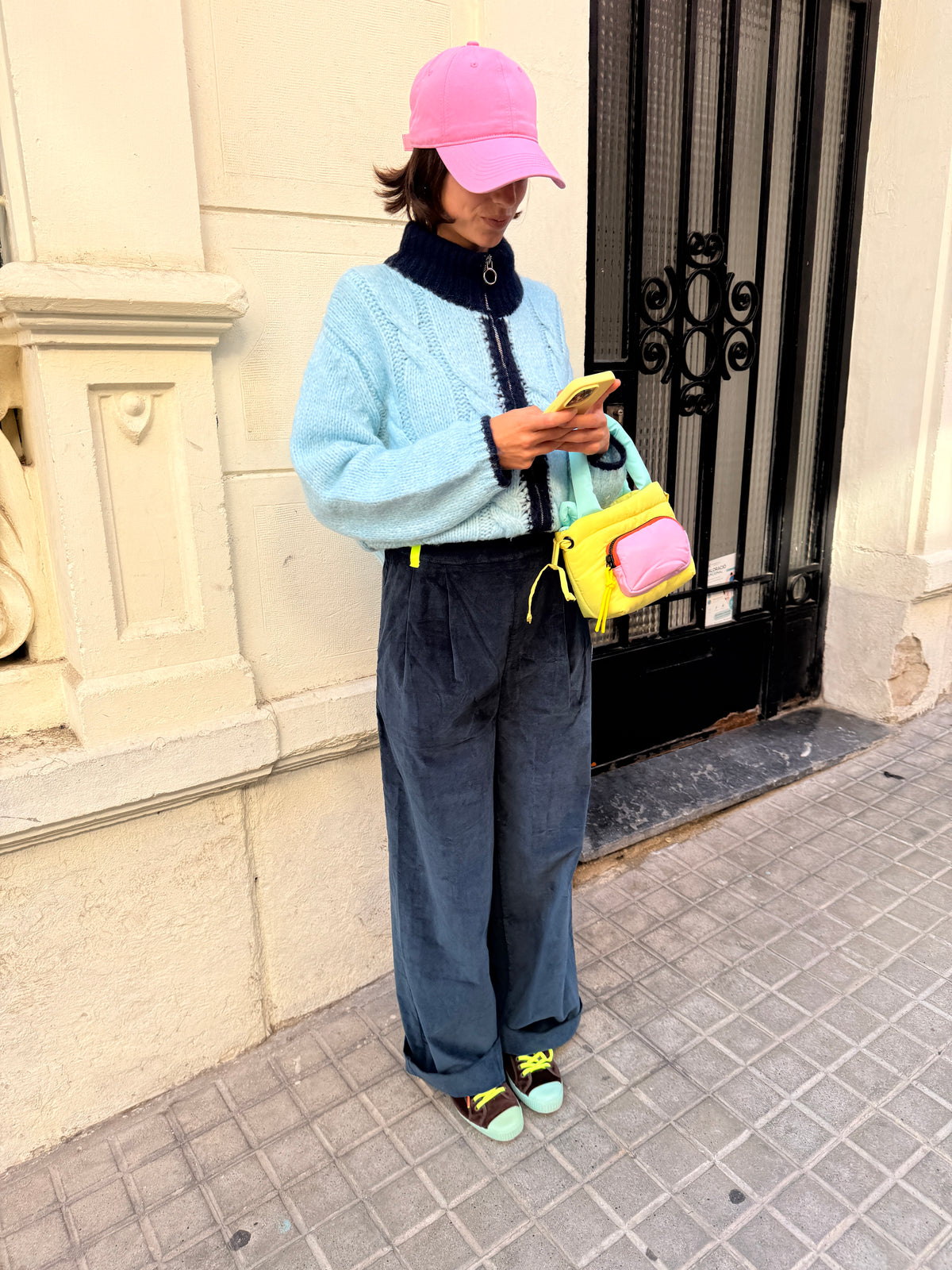 Navy Blue Canica Pants