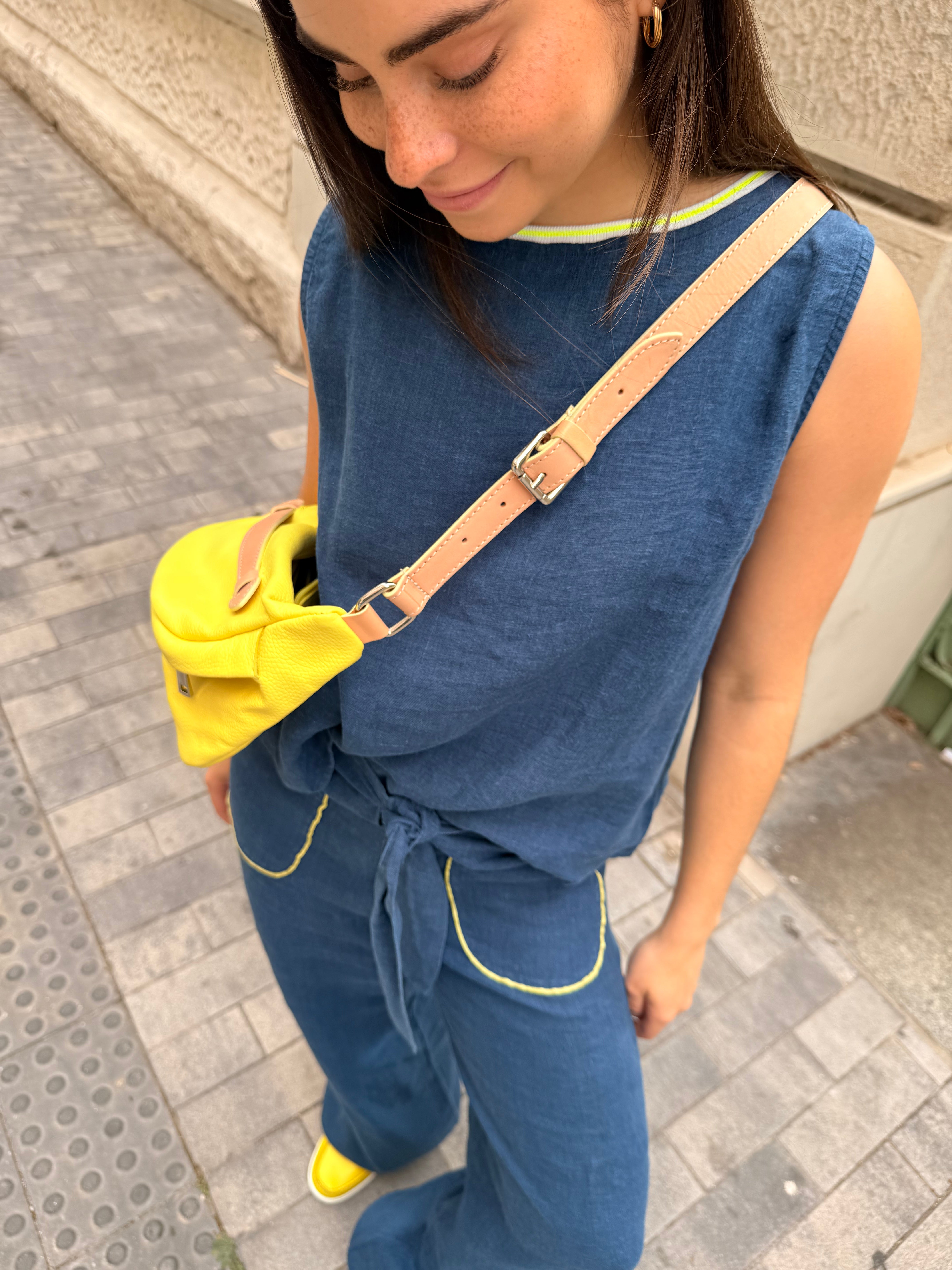 Cuerpo Ana lino Azul