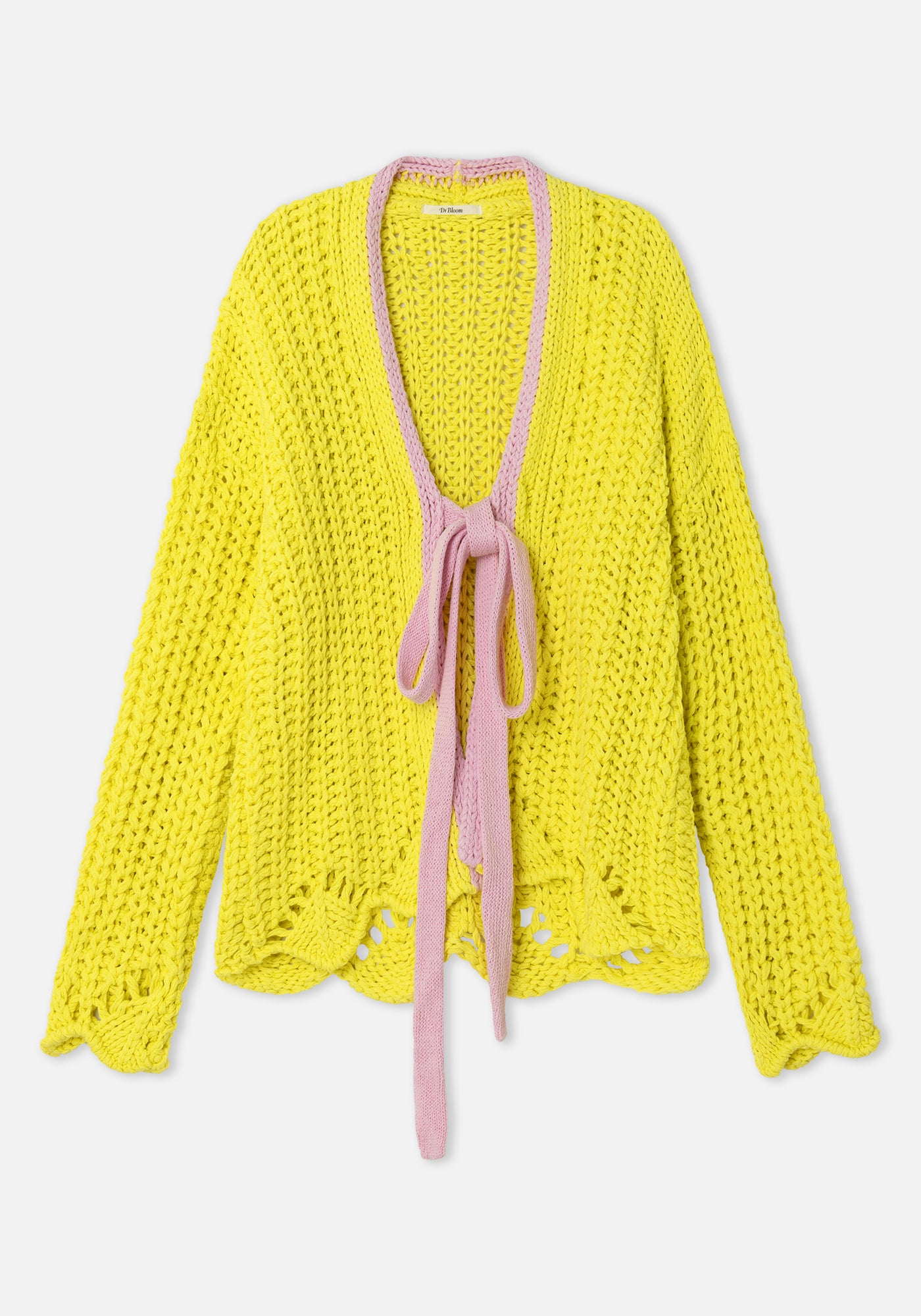Yellow Tardeo Sweater