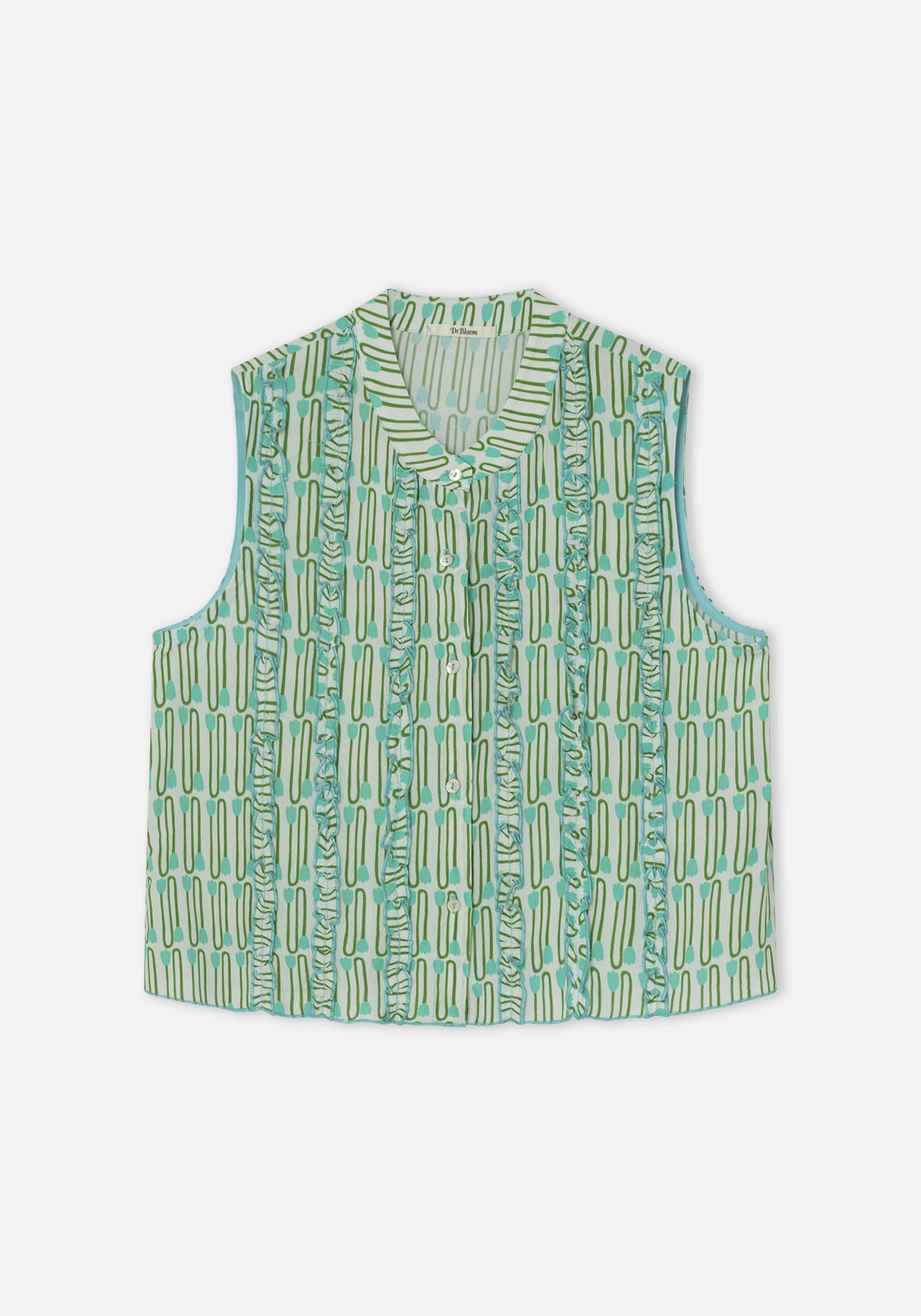Blusa Tulipa Turquesa