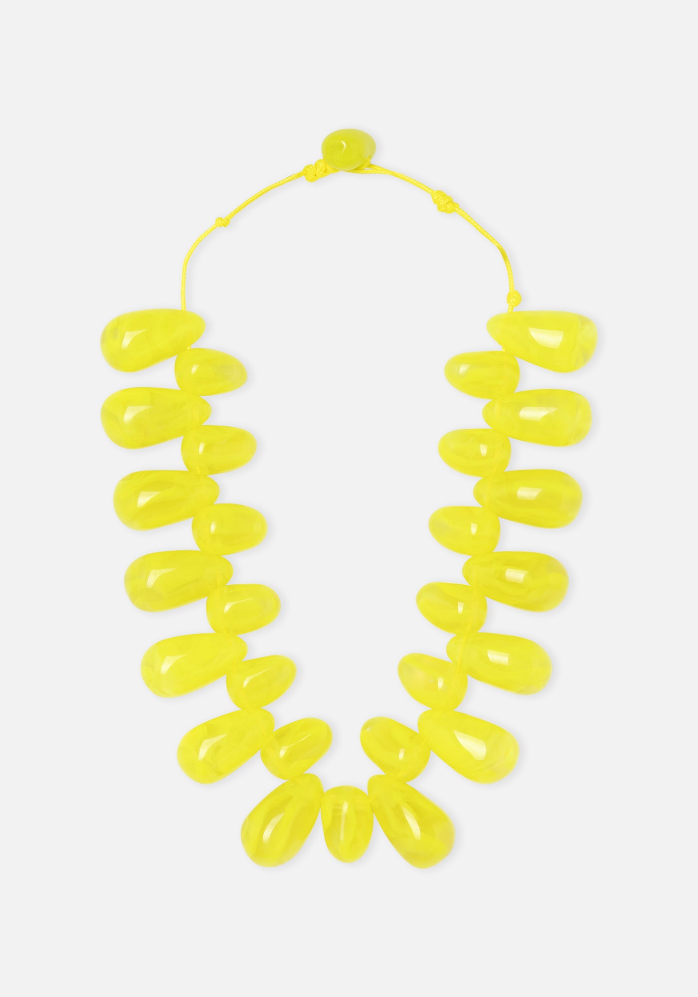 Halsband Tropfen Gelb