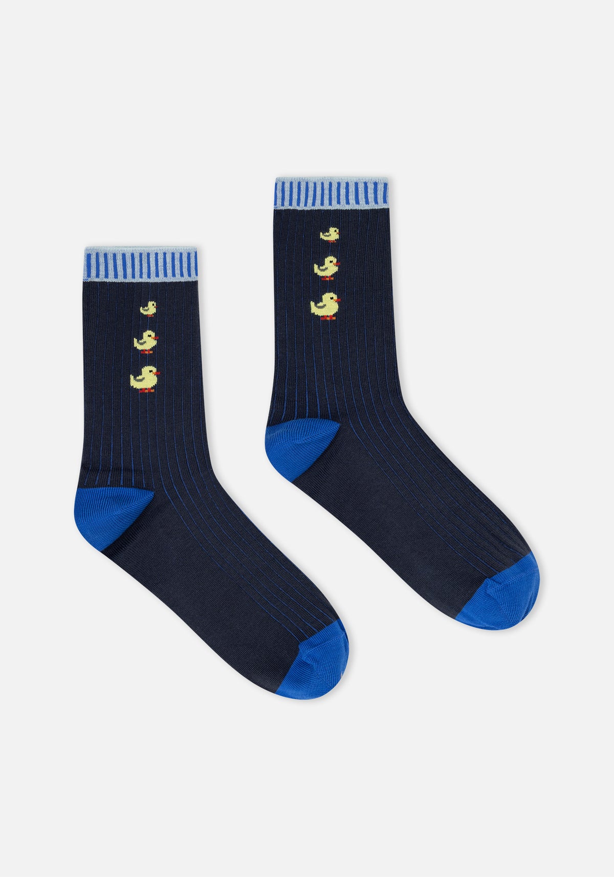 Navy Blue Ducks Socks