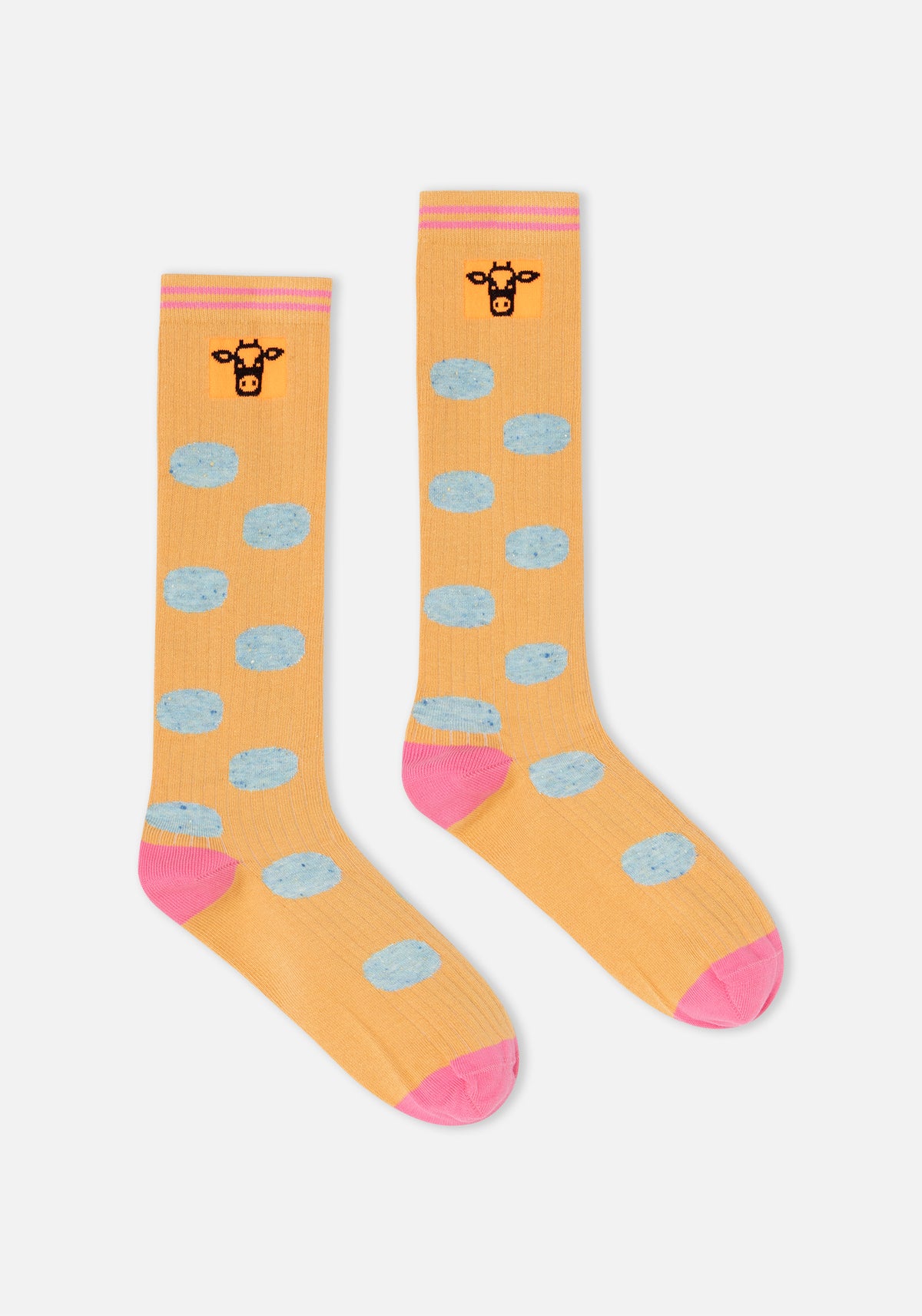Cow Socken Ocker
