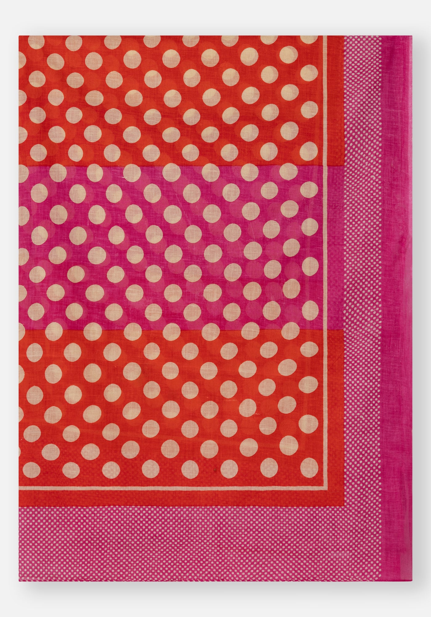 Foulard Pois Fucsia