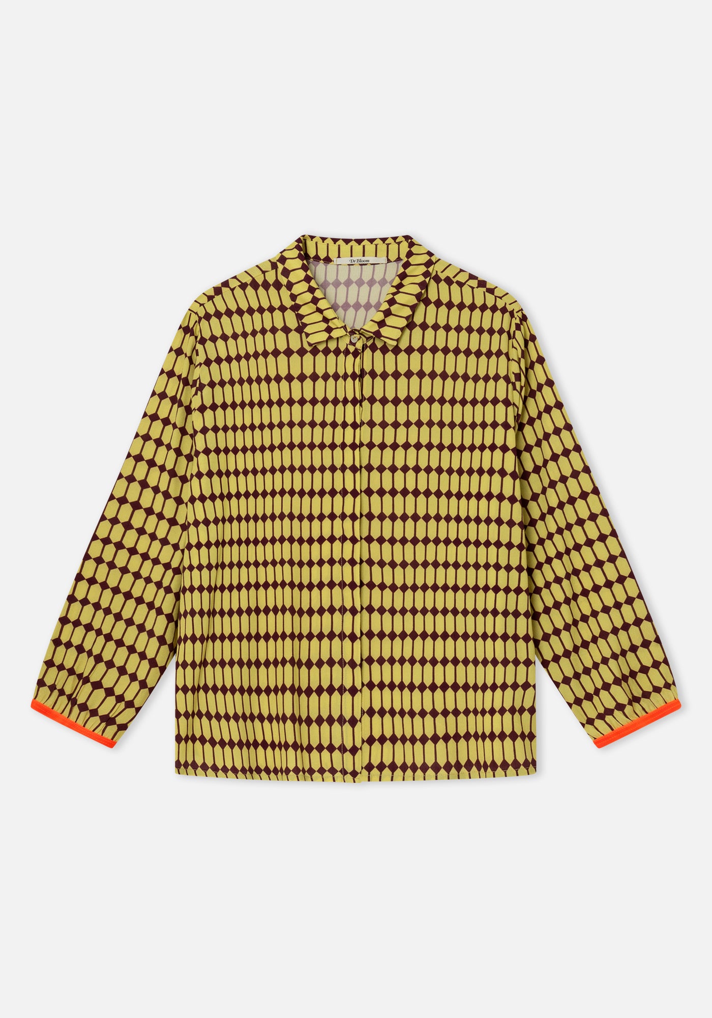 Camisa Rombos Amarillo