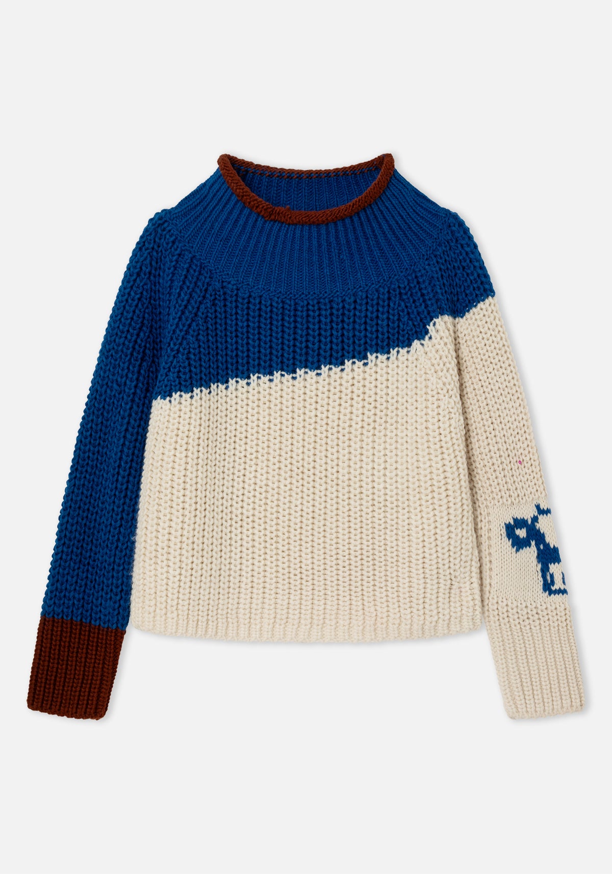 Navy Blue Mow Sweater