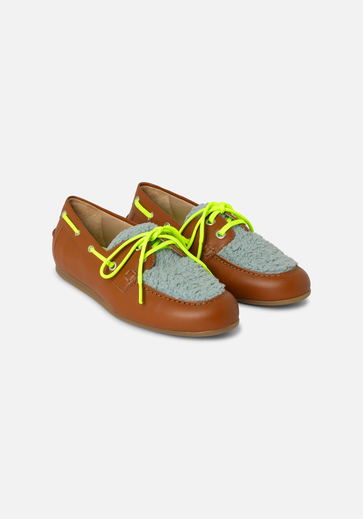 Sky Blue Cuddly Boat Shoes