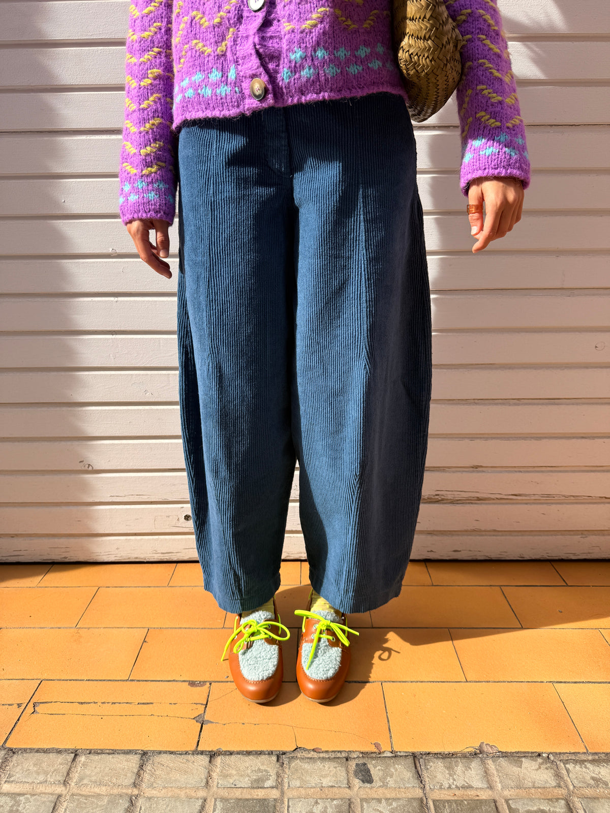 Pantalón Dado Azul Marino Pana