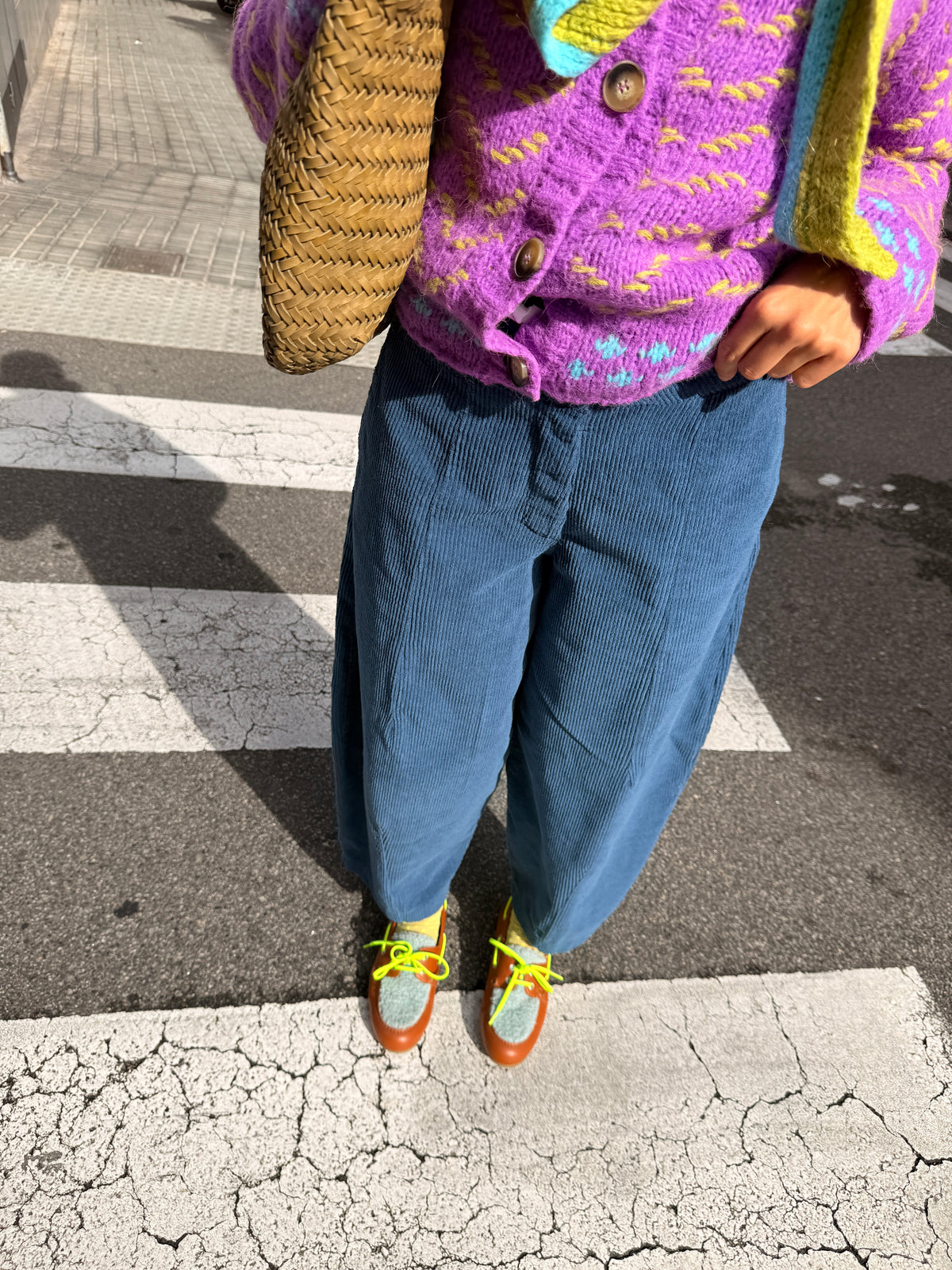 Pantalón Dado Azul Marino Pana