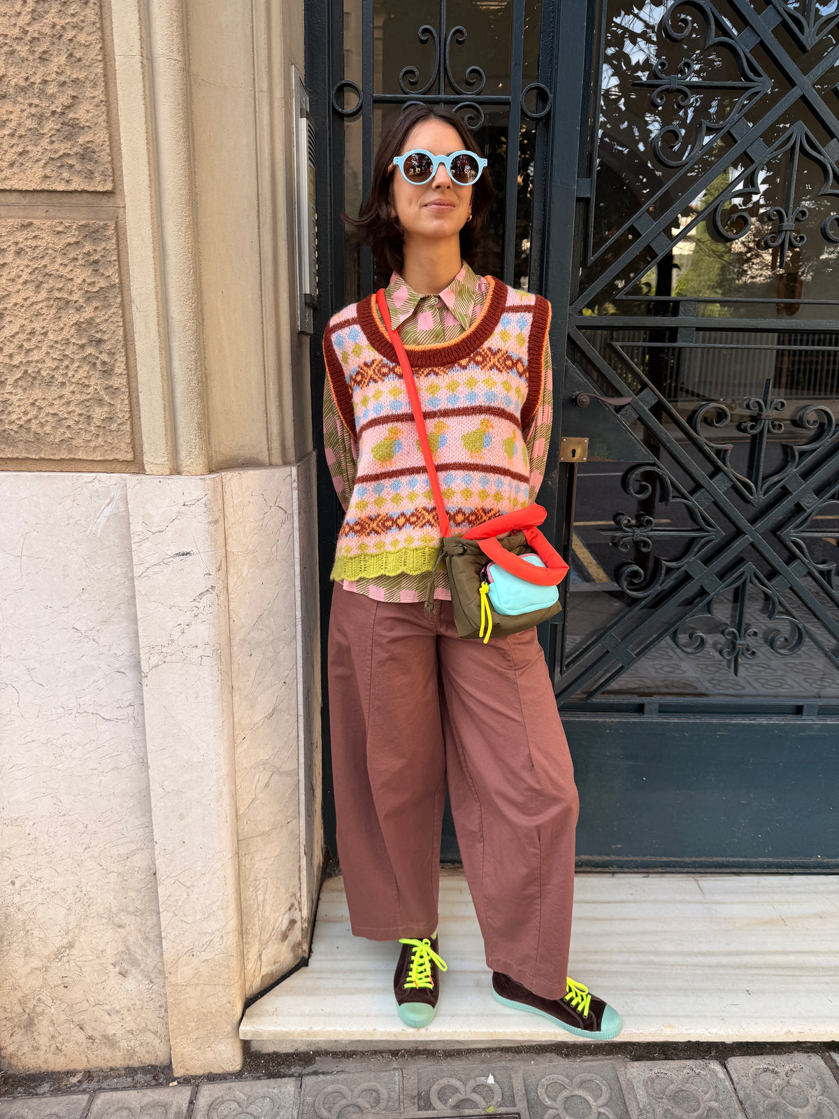 Brown Dado Pants