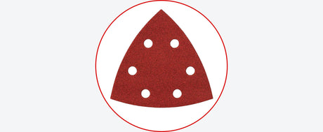 Lot de triangles abrasifs