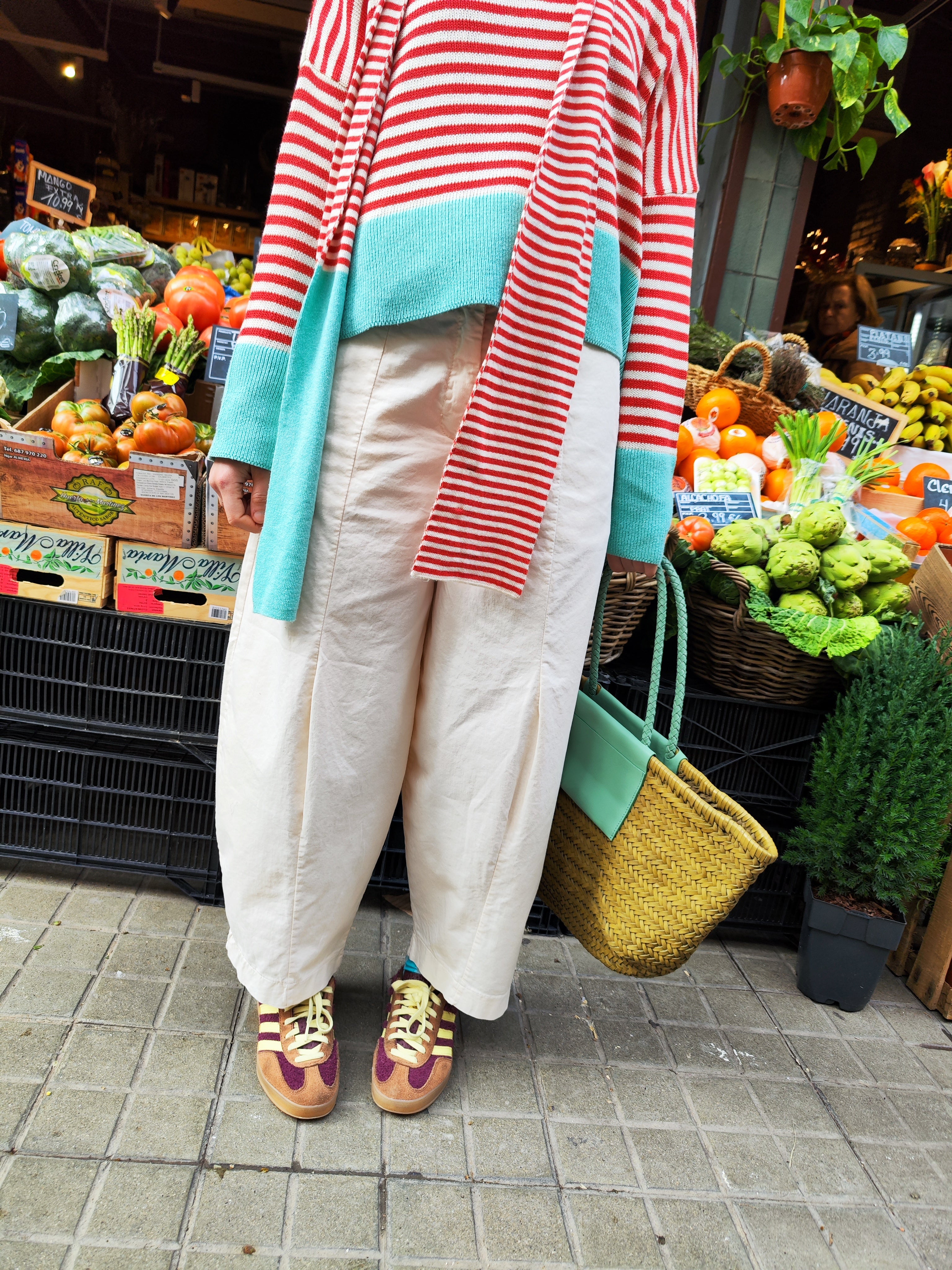 Ecru Dado Trousers