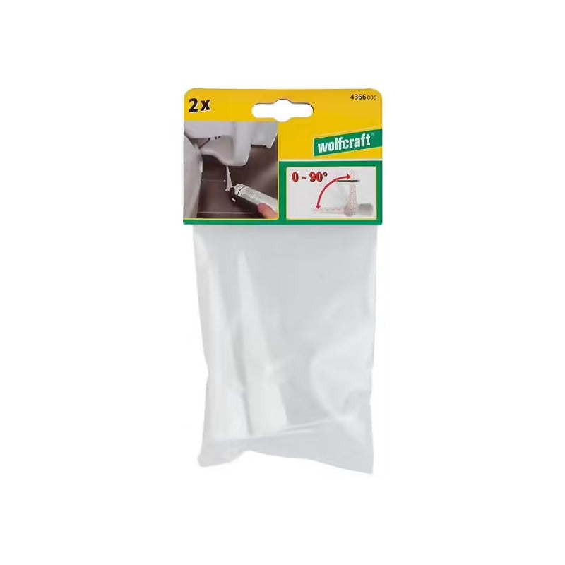 2 Canules d'angle pour cartouche - WOLFCRAFT - 4366000