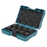 Coffret de 9 douilles carrée 1/2
