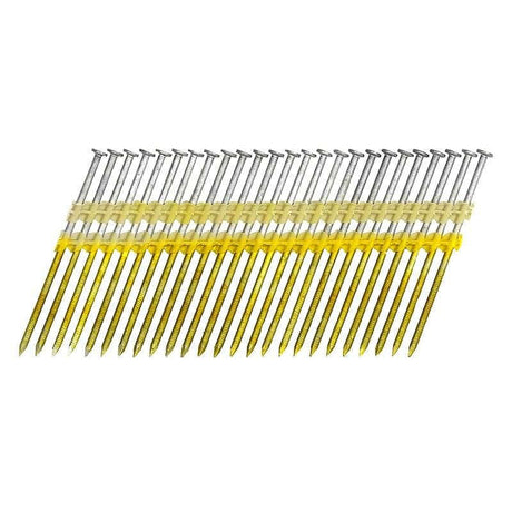 3000 Pointes en bande RH 75 x 2,8 mm 21° NORFIX NFX11067 galvanisée à chaud (zinc 50 µ) annelée