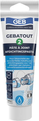 Pâte à joint non durcissante GEB Gebatout 2 pour raccords filetés métalliques 125ml - GEB - 103981