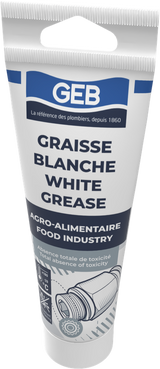 Graisse blanche GEB sans savon spécial contact alimentaire 125ml - GEB - 651135