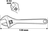 Clés à molette manche metal plastifié 0-32 mm NEO TOOLS