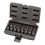 Jeu de 8 douilles tournevis à chocs longues TORX® 1/2'', T30 à T80  - KS TOOLS - 911.0901