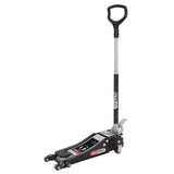 Cric hydraulique extra-bas acier ULTIMATE 2T avec double-roues avant  - KS TOOLS - 161.0372