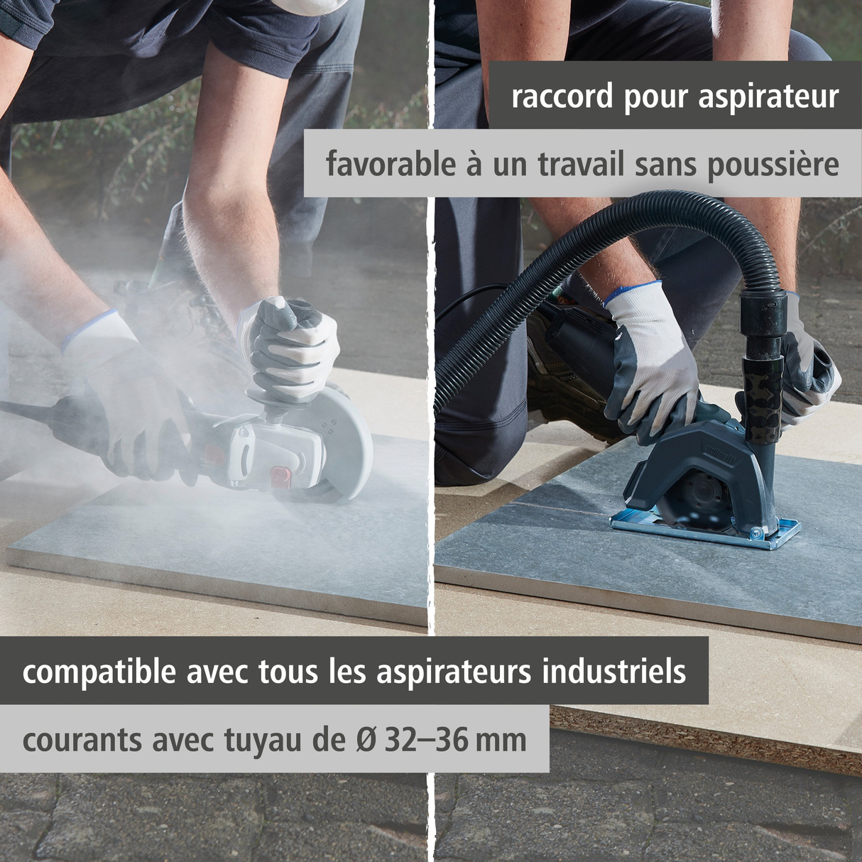 Capot d'aspiration pour meuleuses - WOLFCRAFT - 5017000