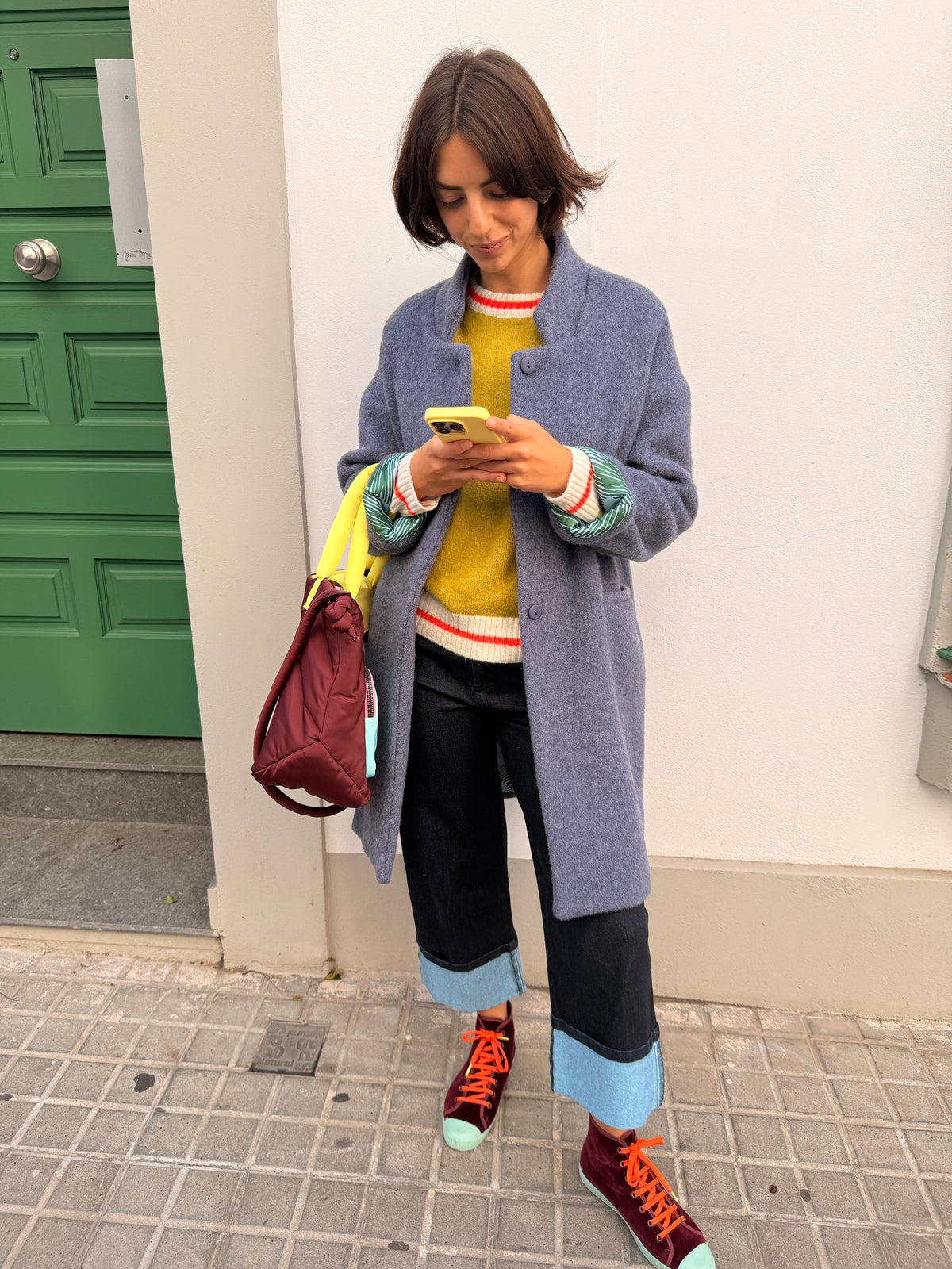 Como Navy Blue Coat