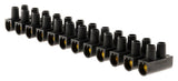 Barrette noir 16mm2