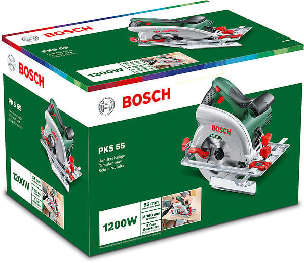 Scie circulaire PKS 55 - 1200W - BOSCH DIY - 0603500000