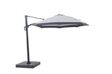 Parasol excentré - Bicolor Gris