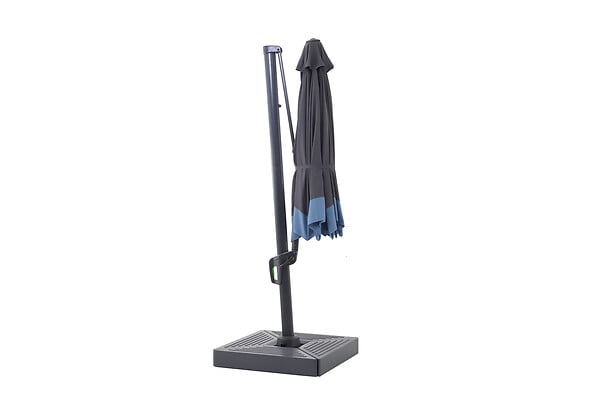 Parasol excentré - Bicolor Bleu