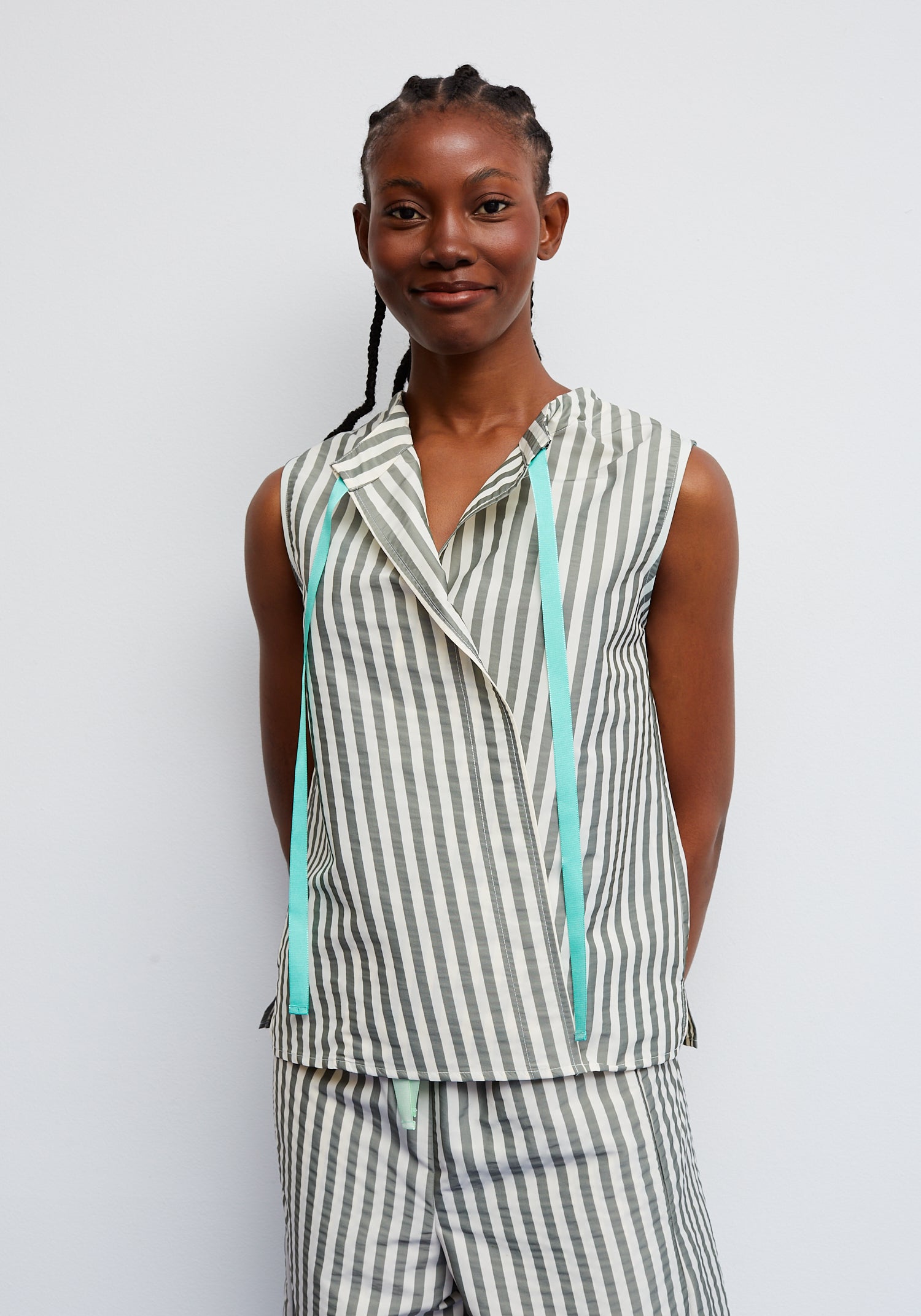 Khaki Mint Top