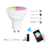 Ampoule LED connectée Wifi Smart ENER-J LED PAR16 5W- GU10 - RGB