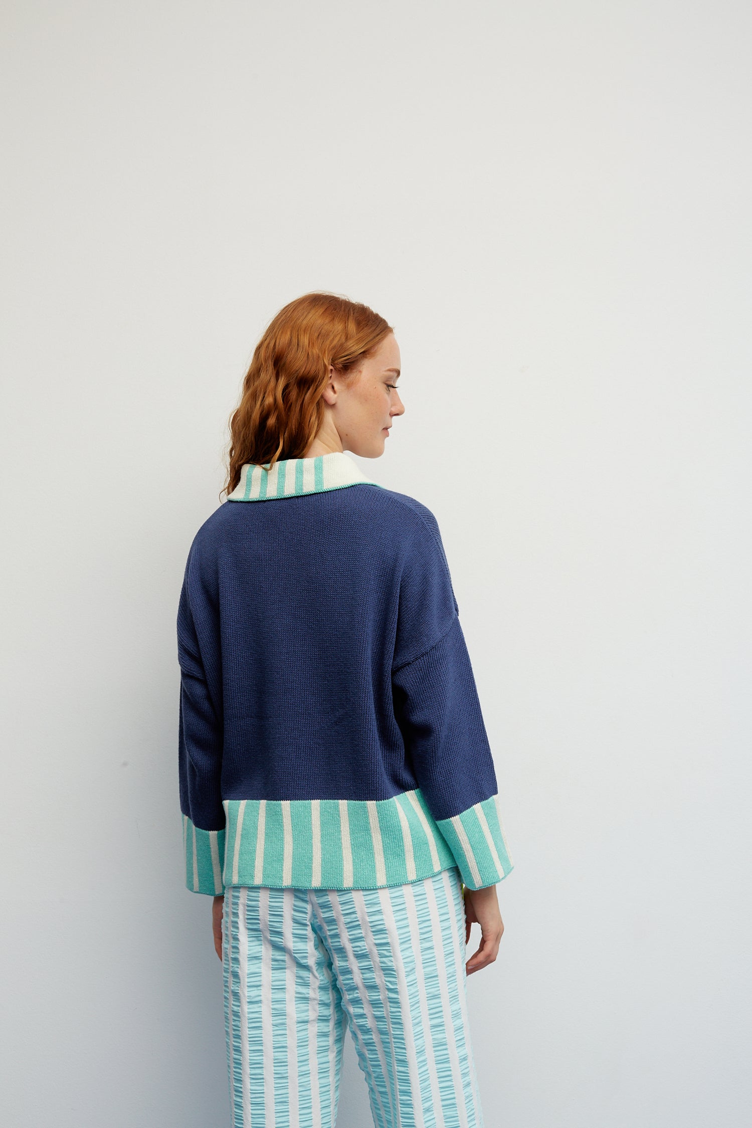 Pull Grissini Bleu